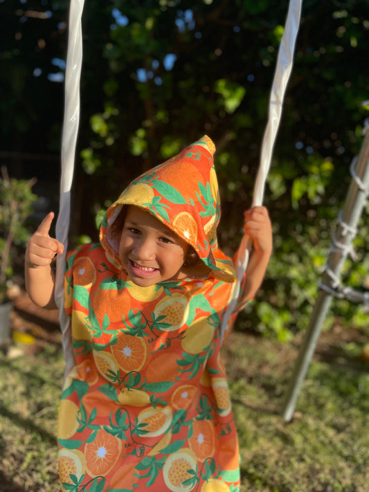 PASSION ORANGE KEIKI PONCHOWEL